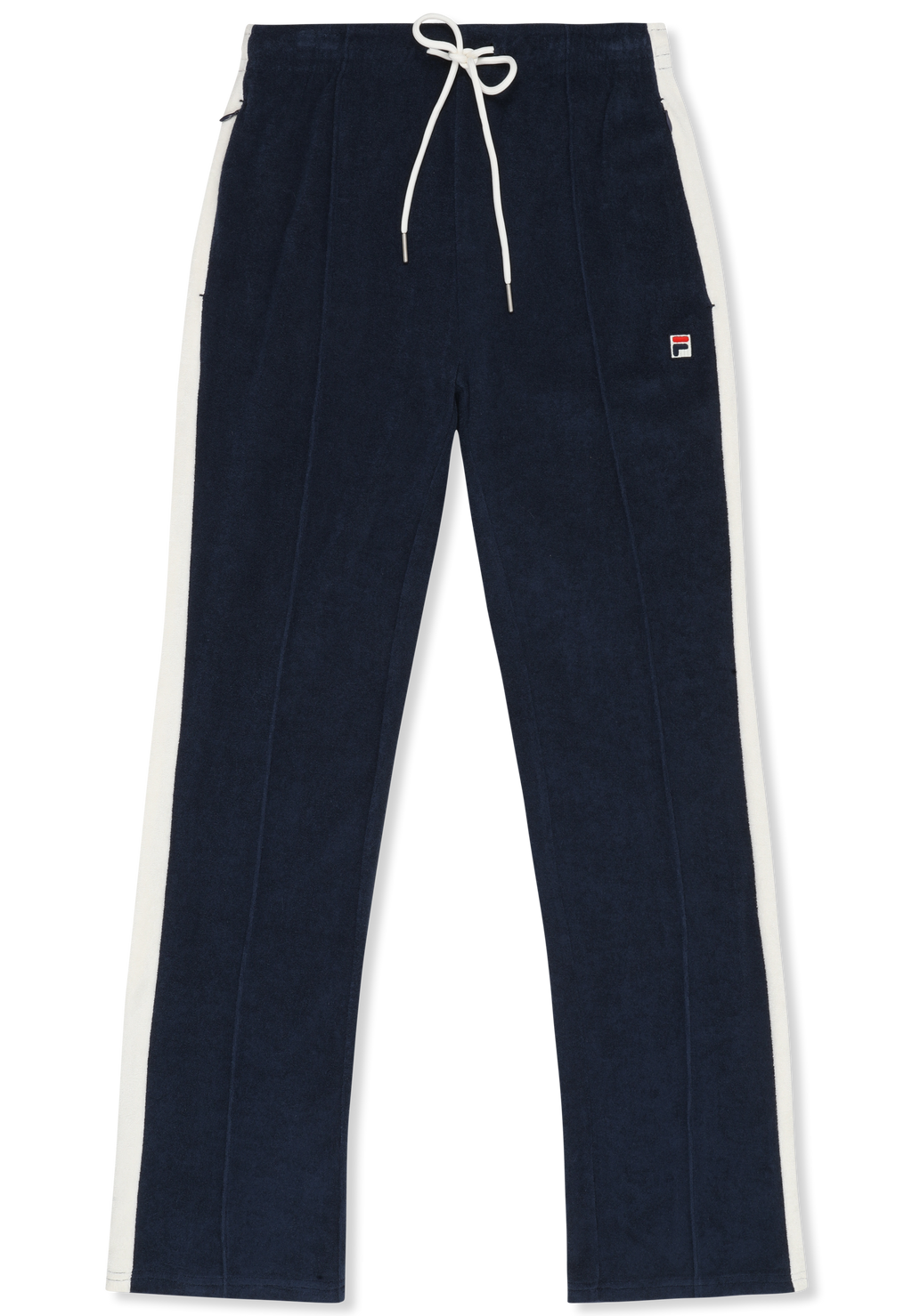 Pantalon De Survêtement Éponge À Panneau Contrastant Slim - Iris Noir-Aigrette