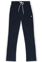 Pantalon De Survêtement Éponge À Panneau Contrastant Slim - Iris Noir-Aigrette