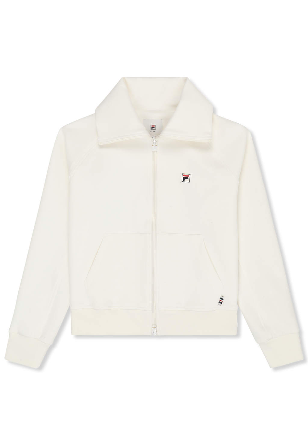 Veste Scuba À Col Montant Décontractée - Aigrette