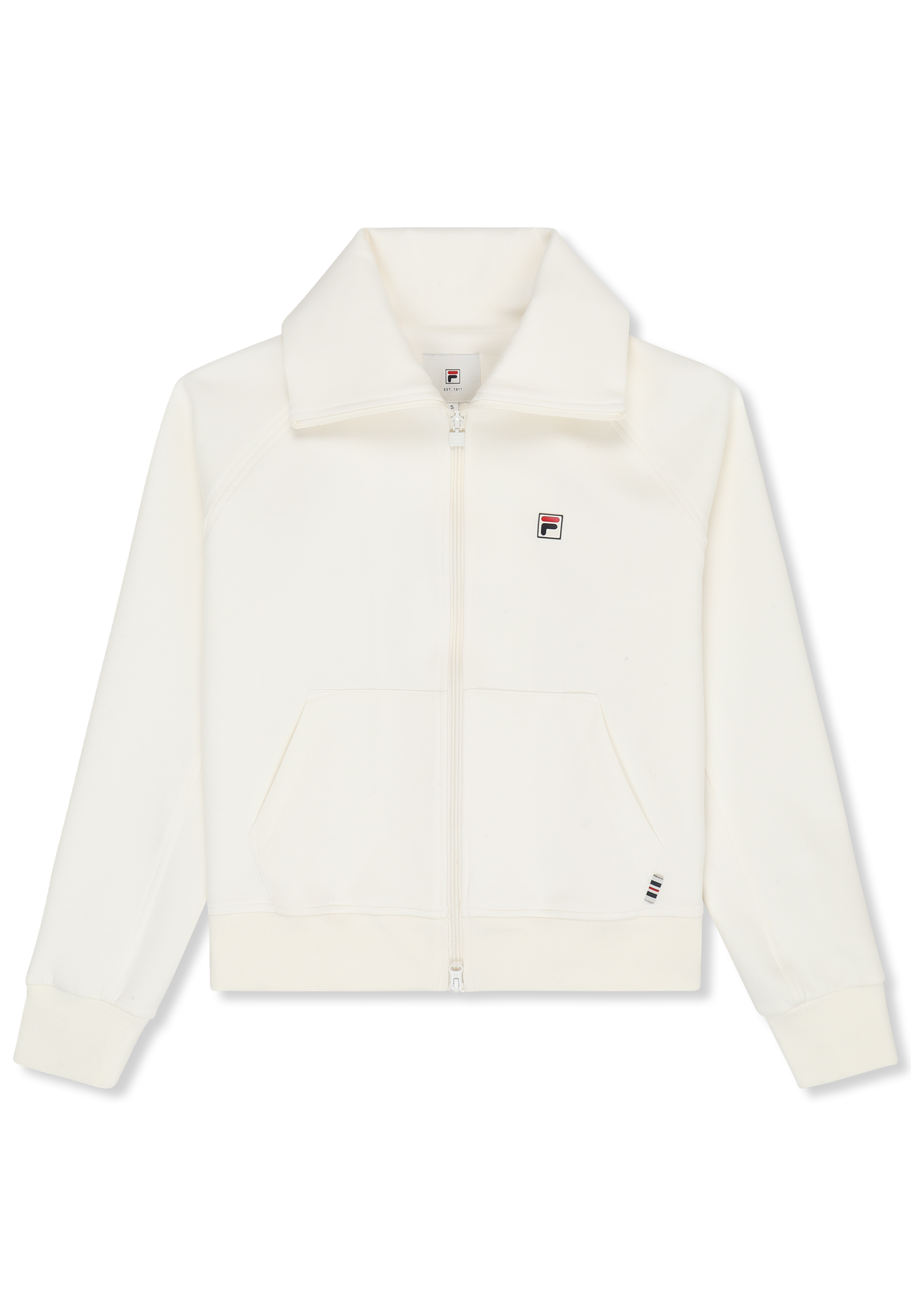 Veste Scuba À Col Montant Décontractée - Aigrette