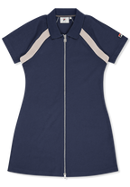 Robe De Tennis Éponge Classique - Iris Noir-Aigrette