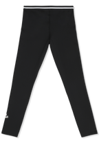 Legging À Bandes Imprimé - Noir