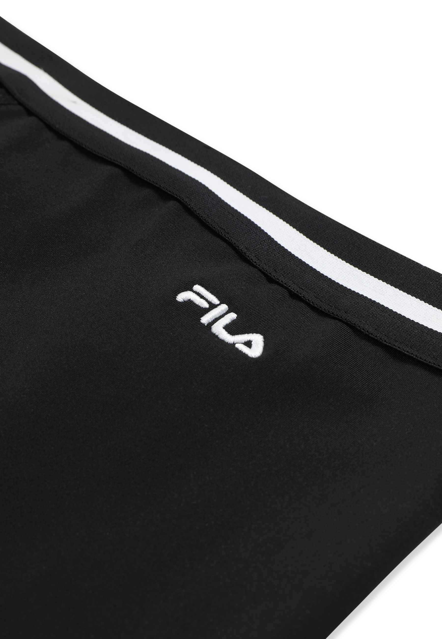 Legging À Bandes Imprimé - Noir