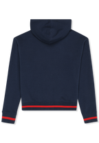 Hoodie À Imprimé Décontracté - Iris Noir