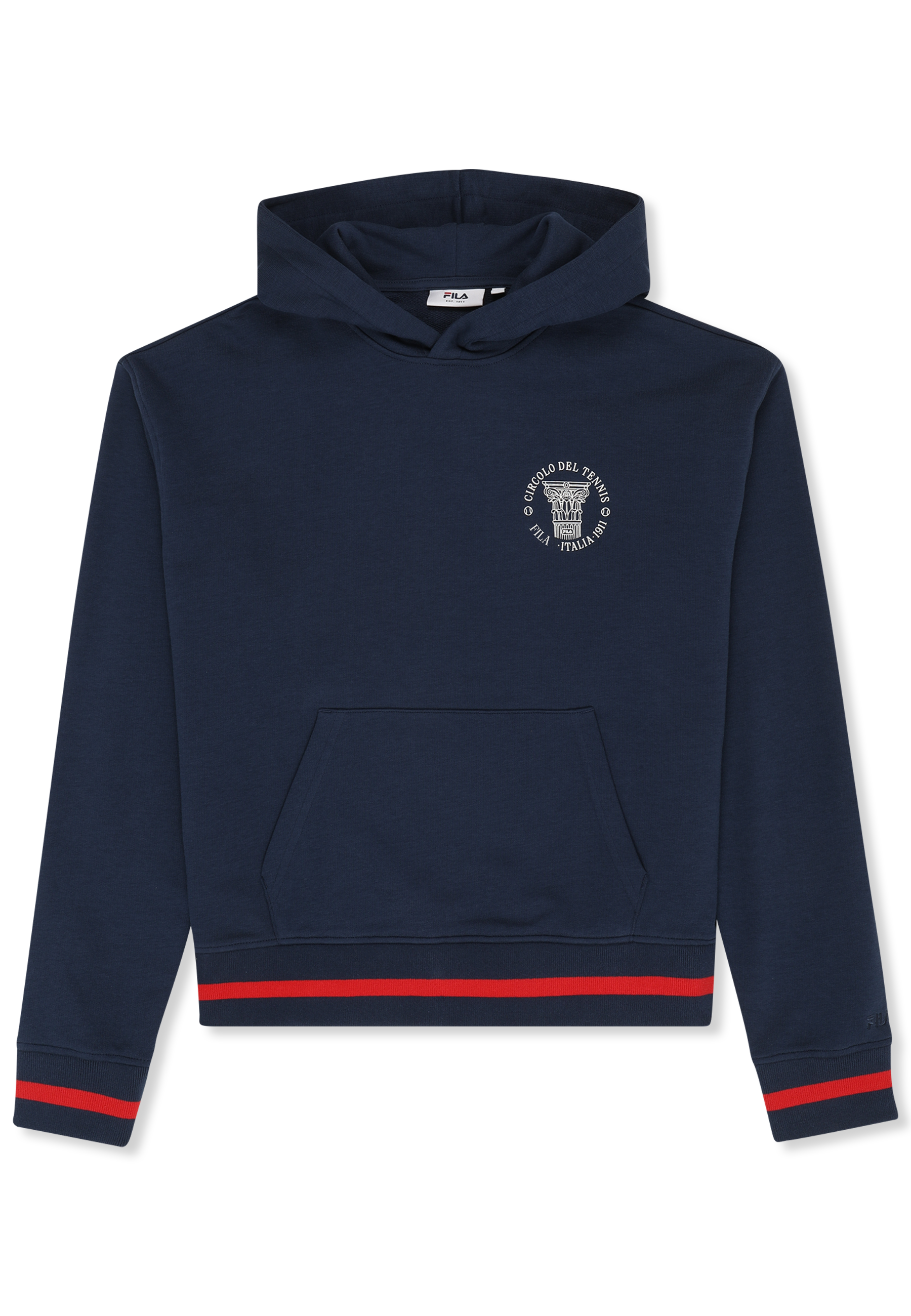 Hoodie À Imprimé Décontracté - Iris Noir