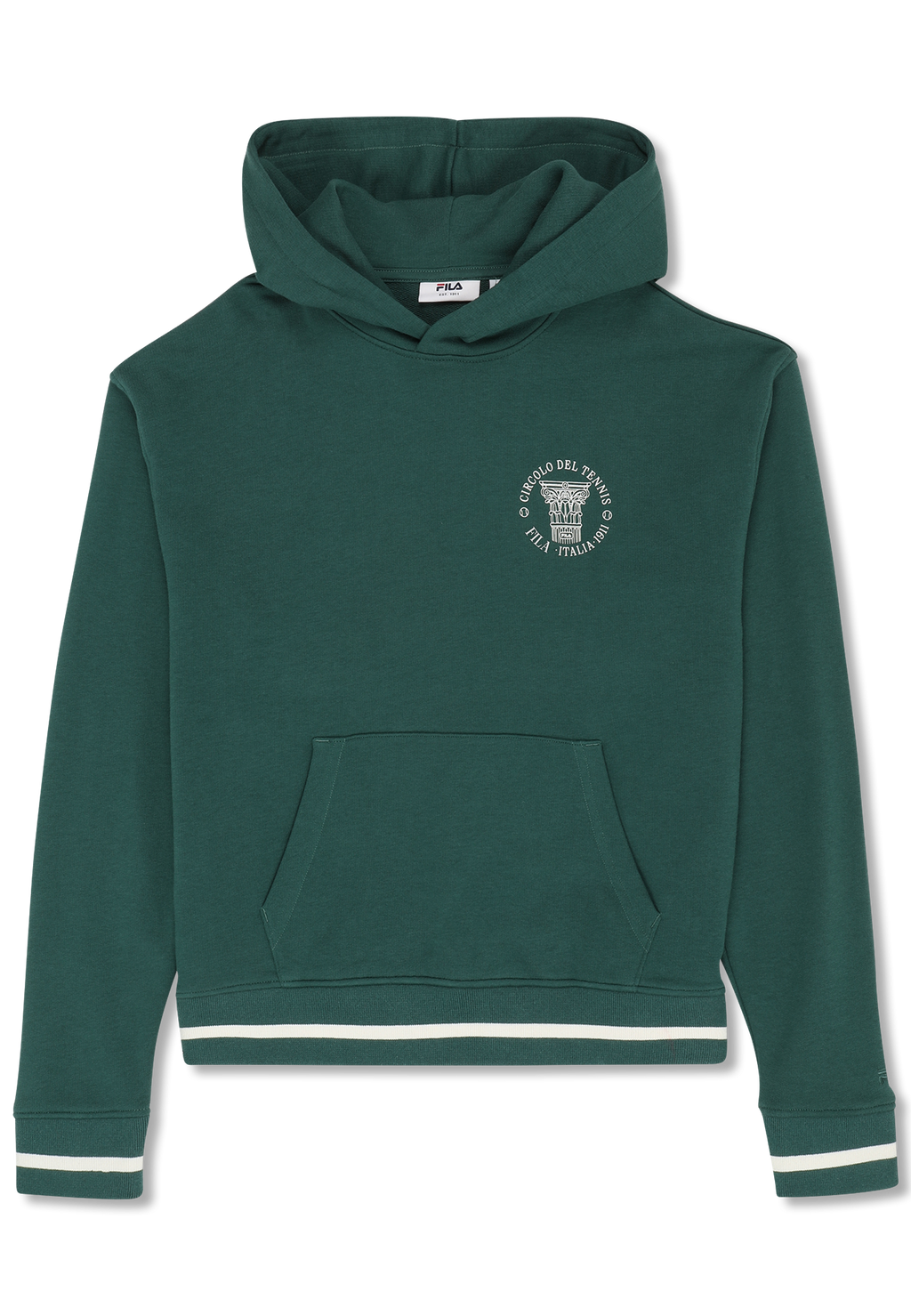Hoodie À Imprimé Décontracté - Vert Bouquet