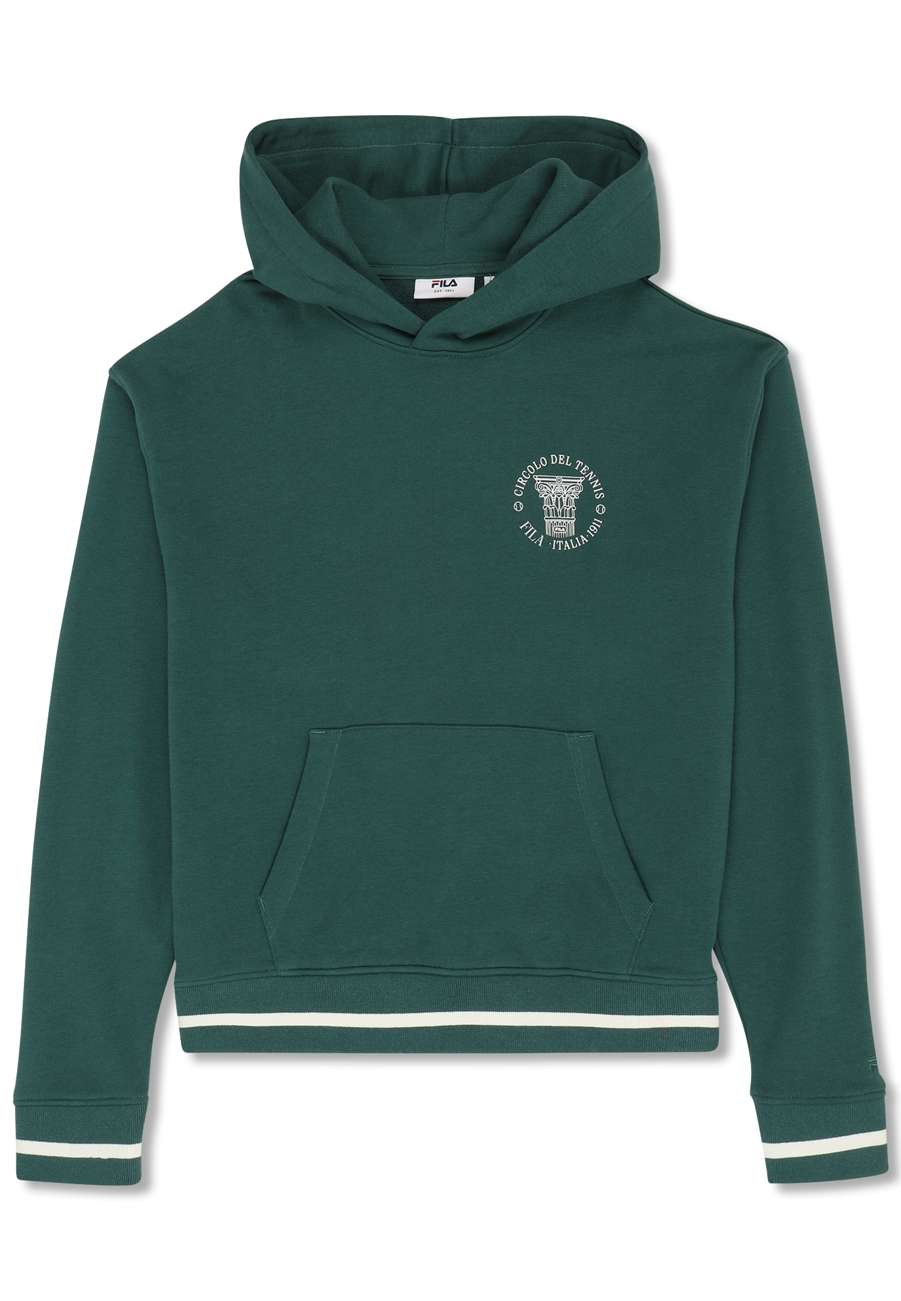 Hoodie À Imprimé Décontracté - Vert Bouquet