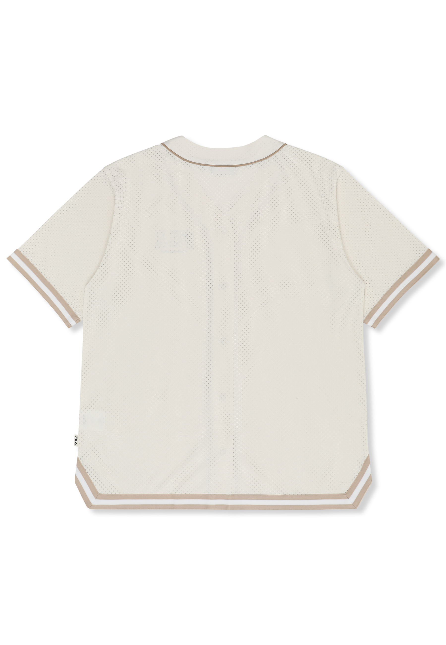 Chemise De Baseball En Mesh Oversize - Aigrette