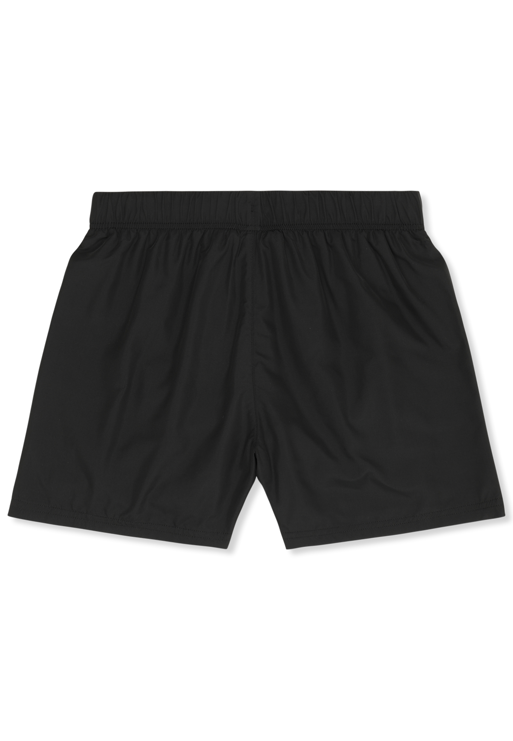 Short Tissé À Passepoil Contrastant Ample - Noir
