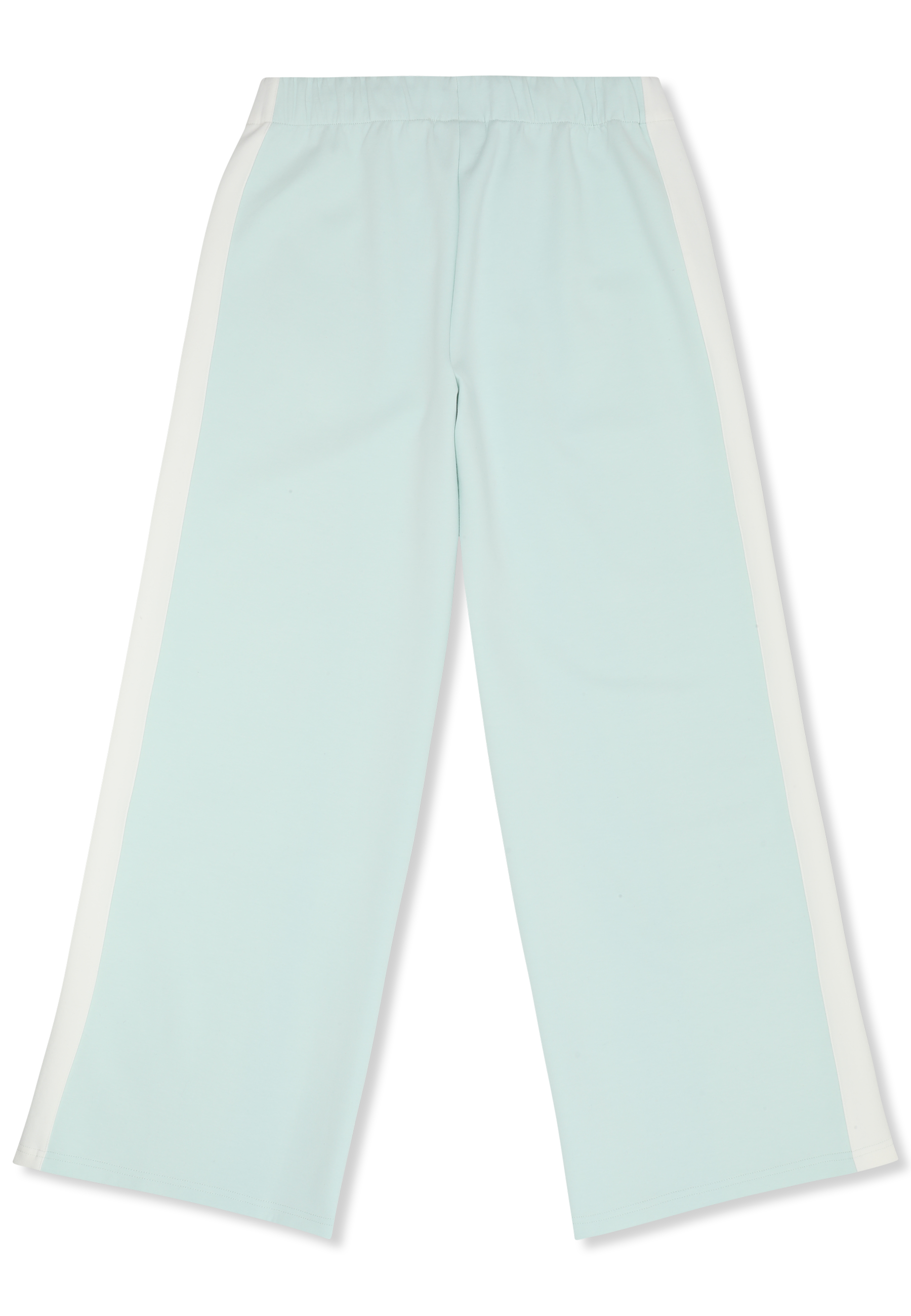 Pantalon De Survêtement Scuba Large À Panneau Contrastant - Mer Apaisante-Aigrette