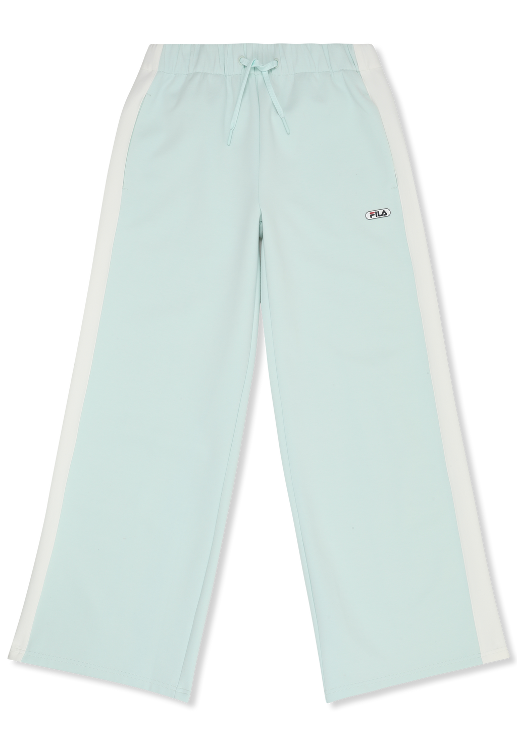 Pantalon De Survêtement Scuba Large À Panneau Contrastant - Mer Apaisante-Aigrette