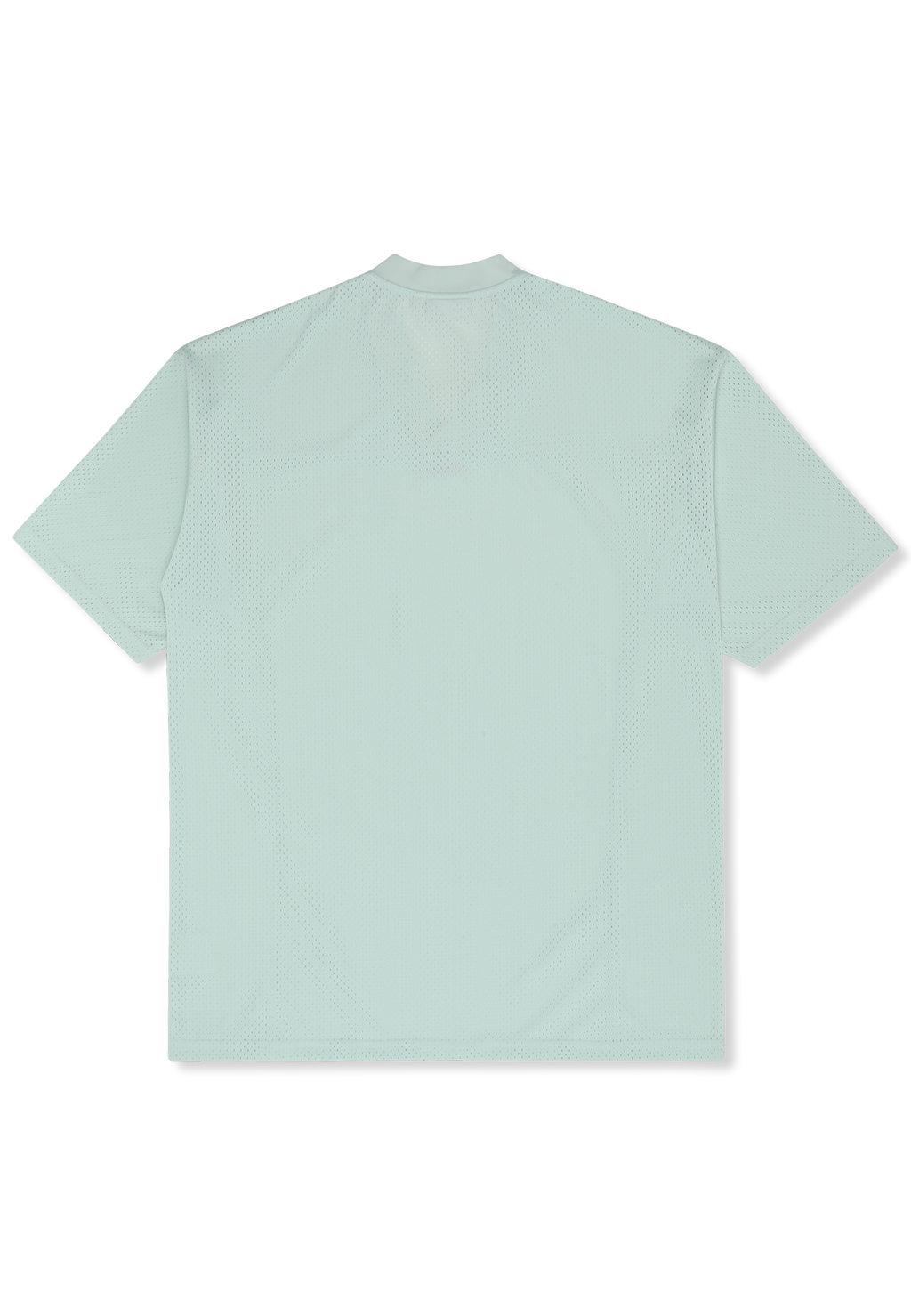 Robe T-Shirt En Mesh À Col V Oversize - Mer Apaisante