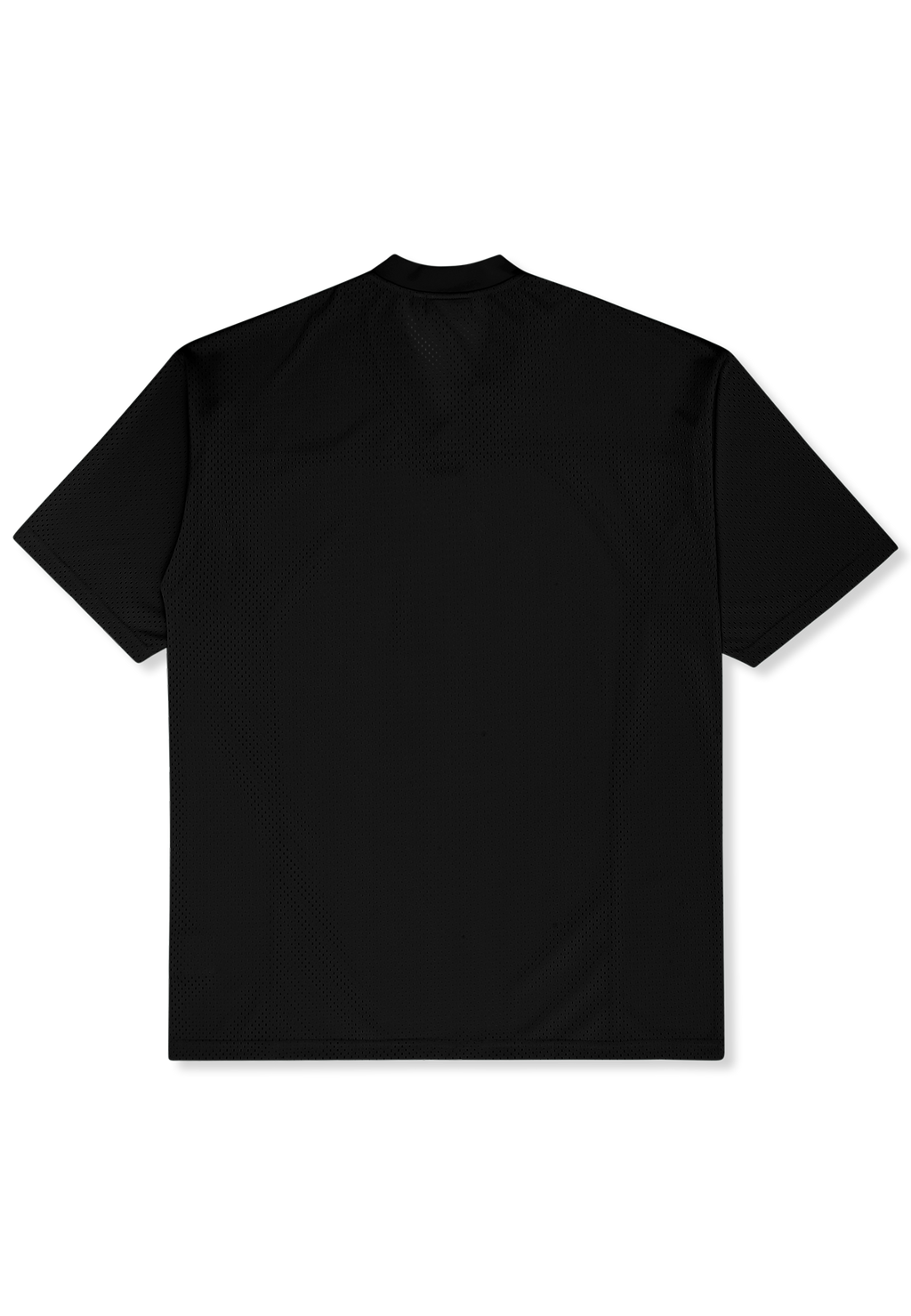 Robe T-Shirt En Mesh À Col V Oversize - Noir