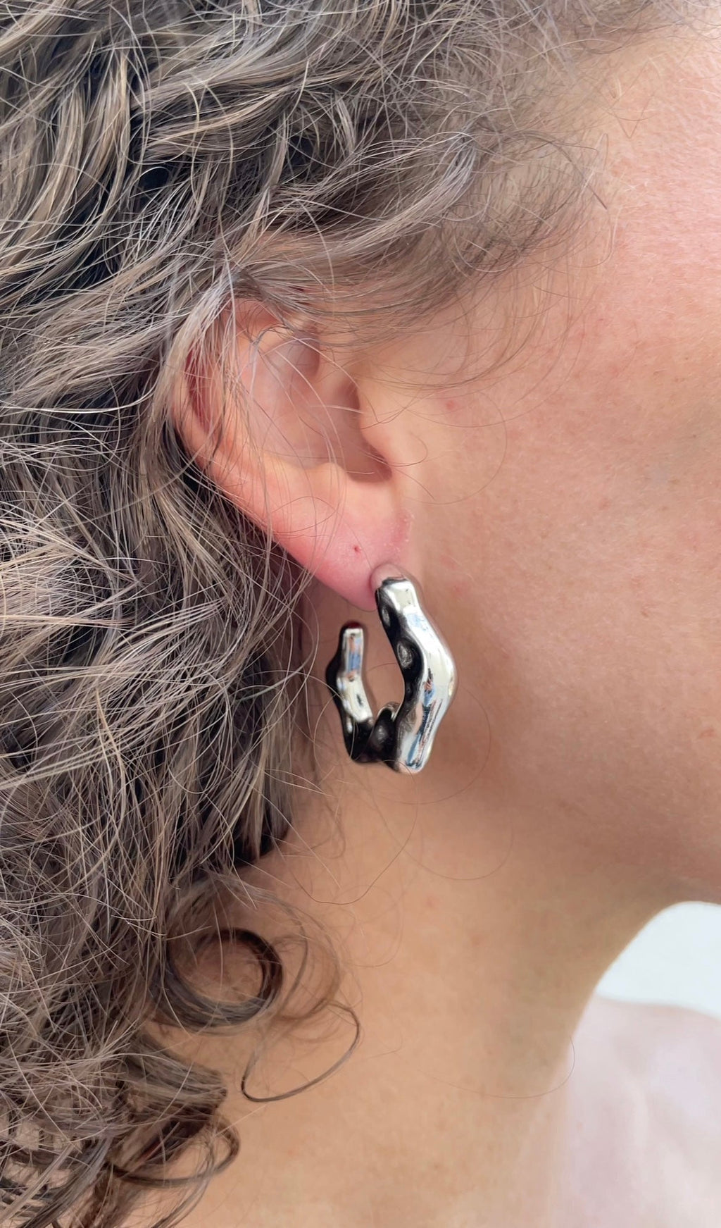 Boucles D'Oreilles Hammered