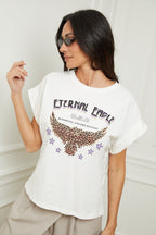 Tee Shirt Eagle - Blanc