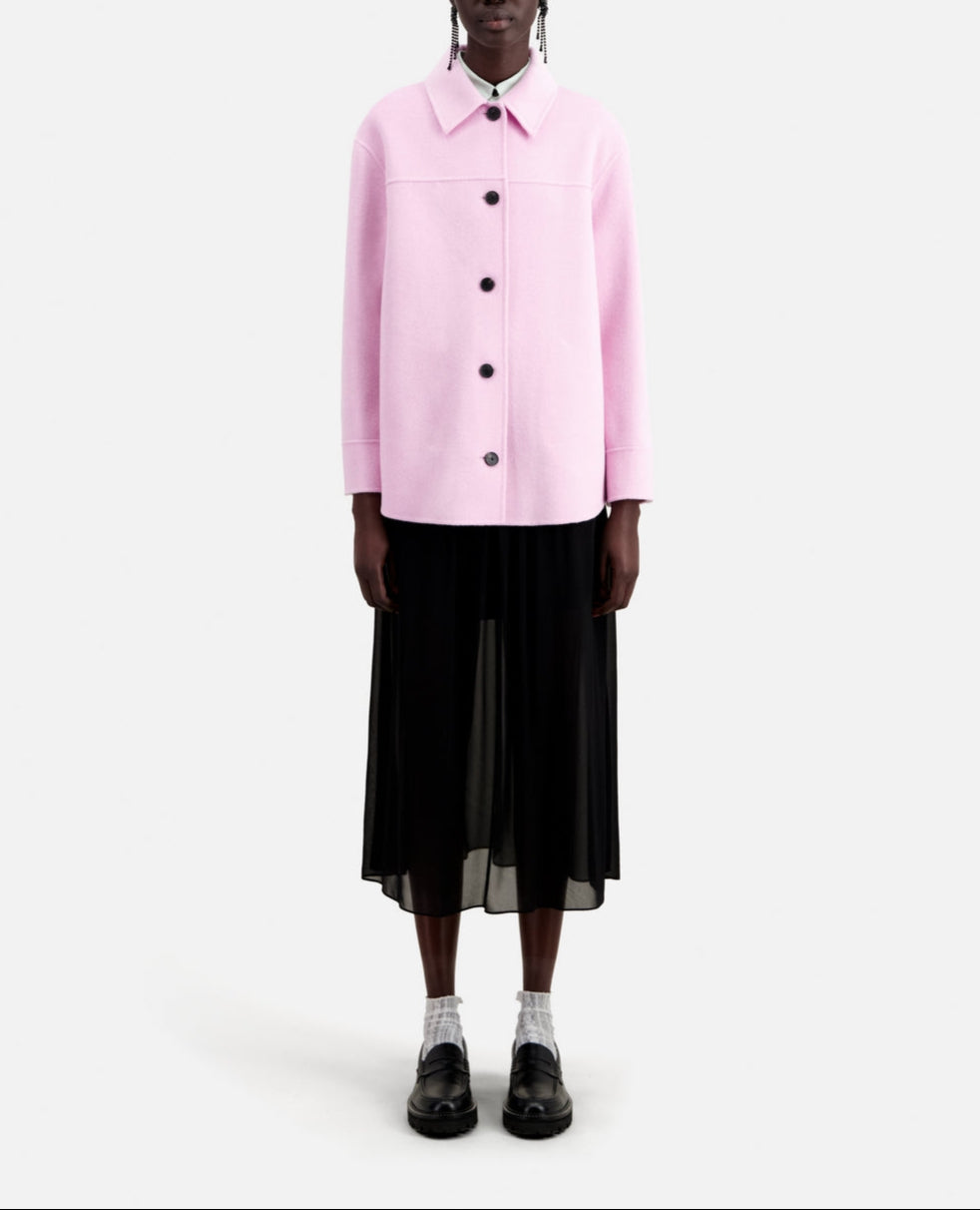 The Kooples - Veste En Laine - Rose - Femme