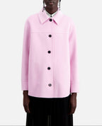 The Kooples - Veste En Laine - Rose - Femme