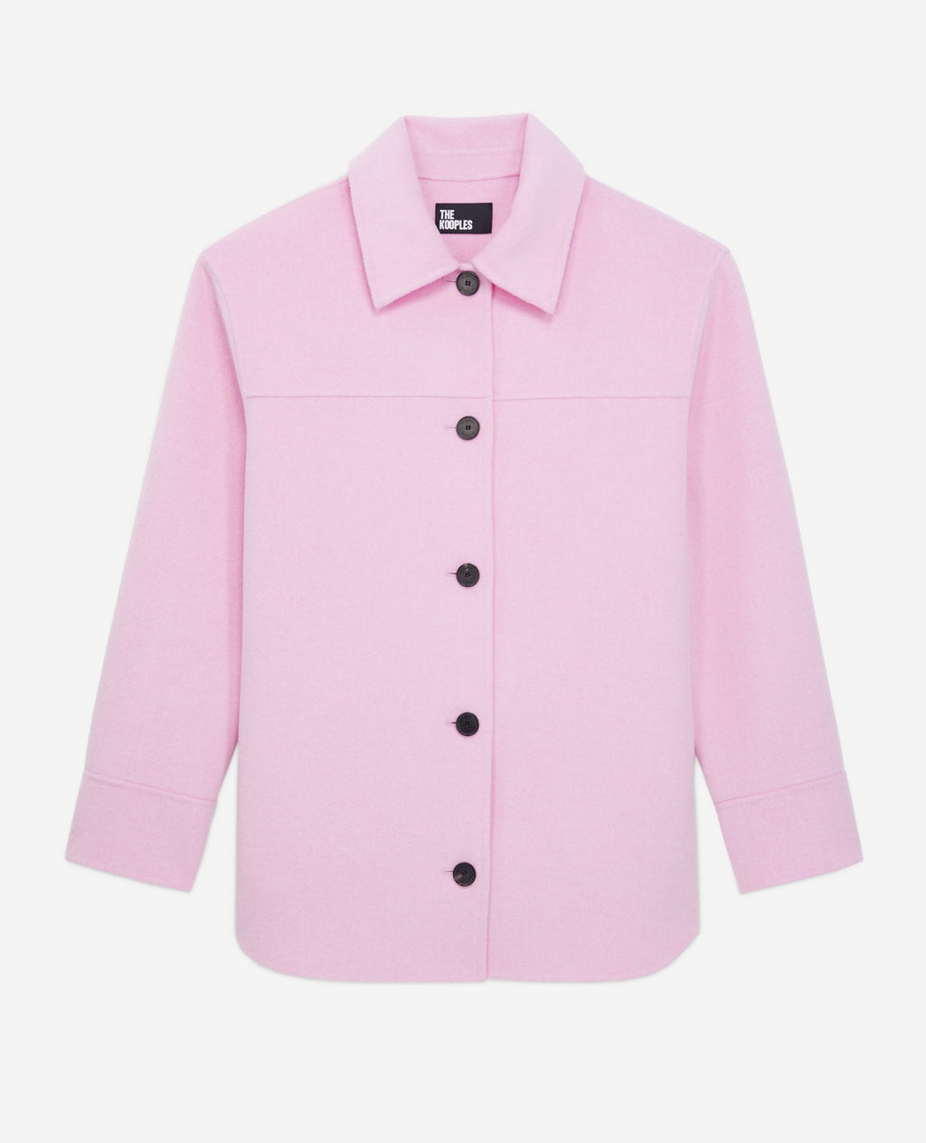 The Kooples - Veste En Laine - Rose - Femme