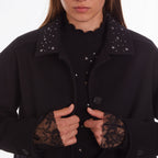 The Kooples - Veste En Laine - Noir - Femme