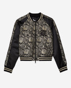 The Kooples - Blouson Bimatiere Motif Fleuri Lurex