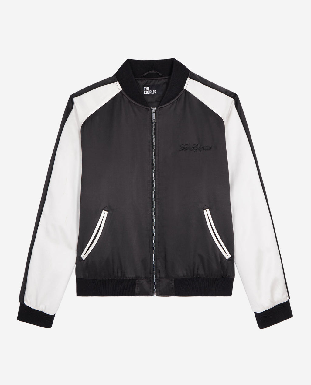 The Kooples - Blouson Satin Et Broderie Dragon