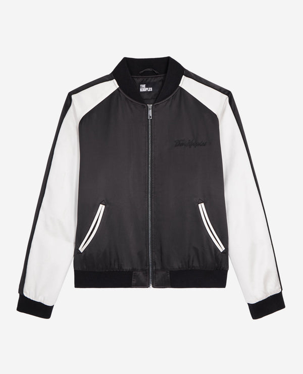 The Kooples - Blouson Satin Et Broderie Dragon