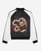 The Kooples - Blouson Satin Et Broderie Dragon