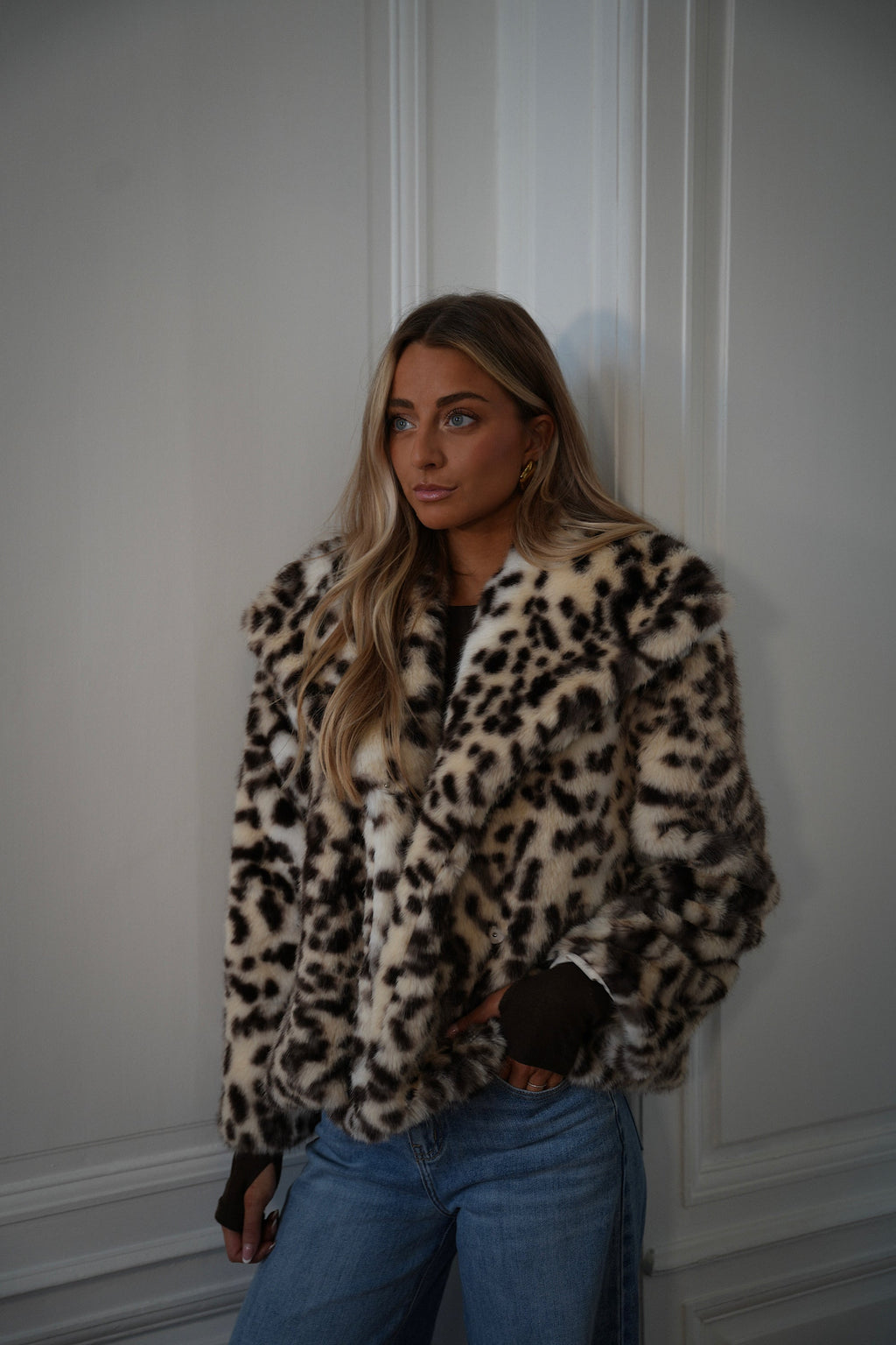 Manteau Fourrure Jina - Léopard