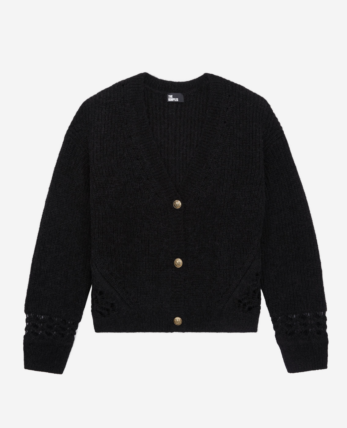 The Kooples - Gilet En Laine - Noir - Femme