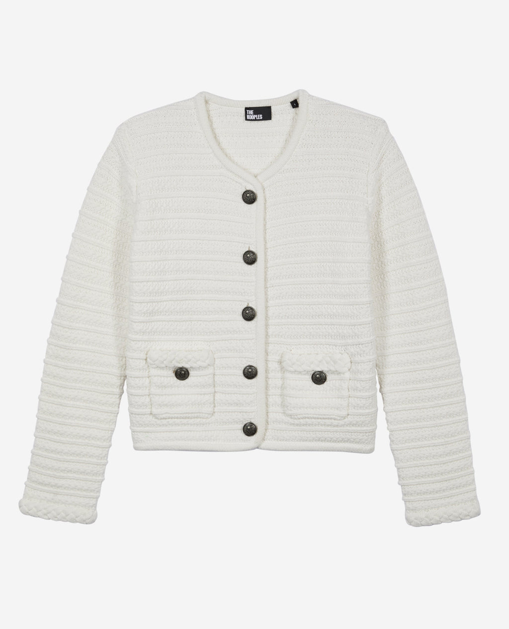 The Kooples - Cardigan Boutonne Detail De Tresse