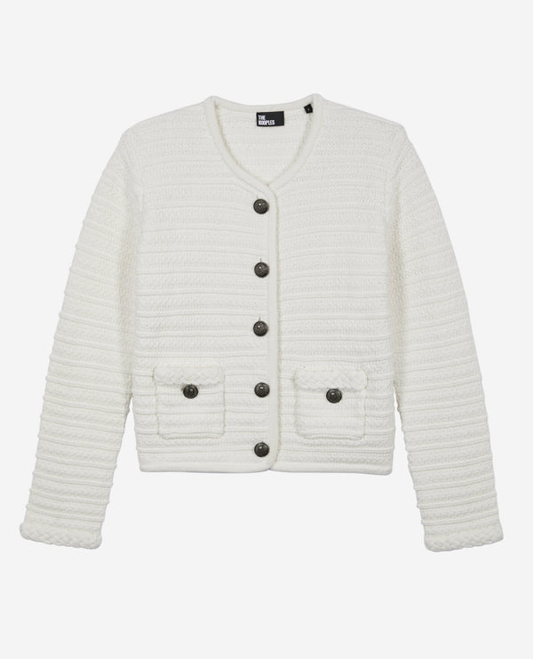 The Kooples - Cardigan Boutonne Detail De Tresse