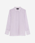 The Kooples - Chemise Violet Et Blanc Simple À Rayures - Femme