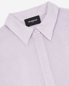The Kooples - Chemise Violet Et Blanc Simple À Rayures - Femme