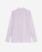 The Kooples - Chemise Violet Et Blanc Simple À Rayures - Femme