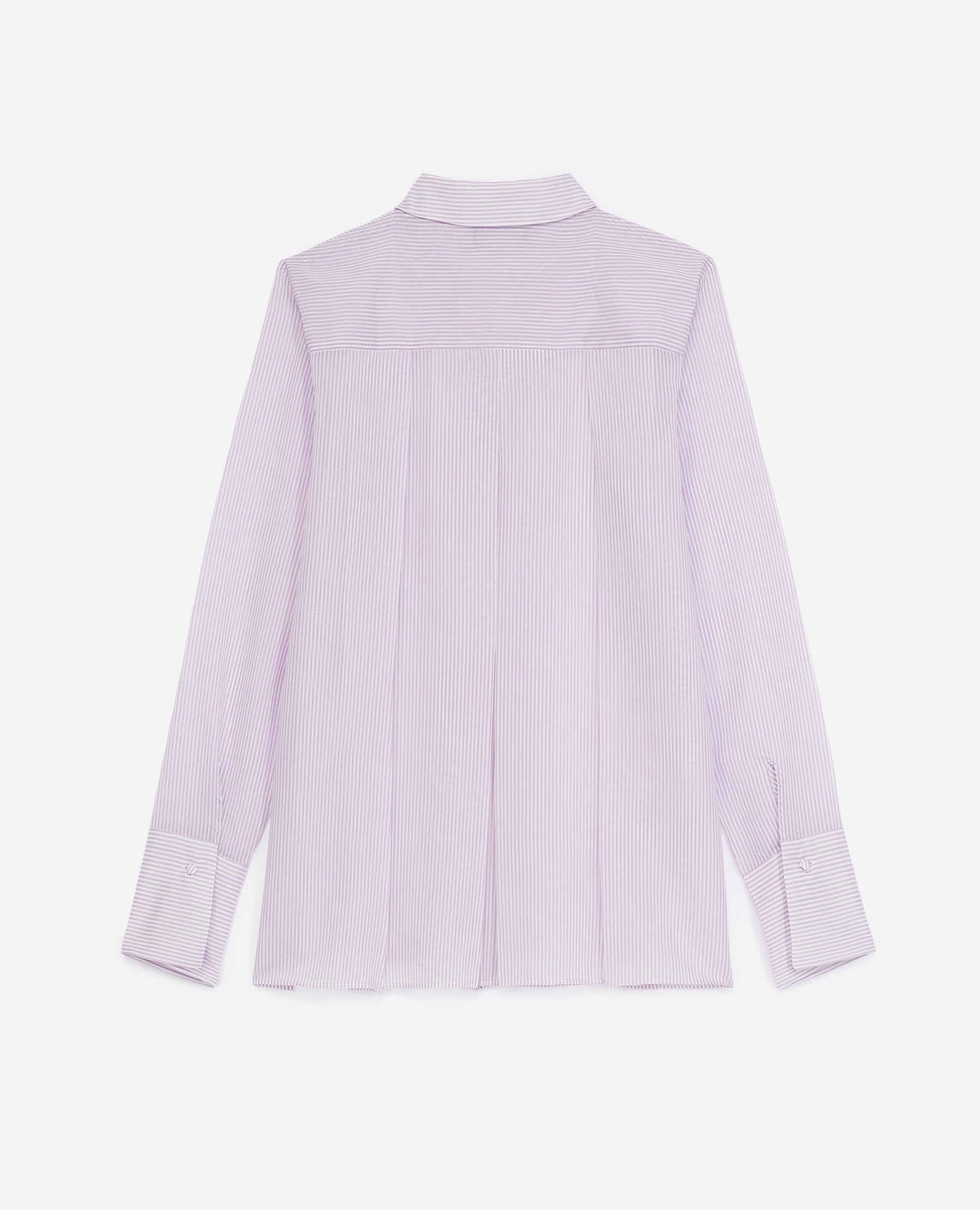 The Kooples - Chemise Violet Et Blanc Simple À Rayures - Femme