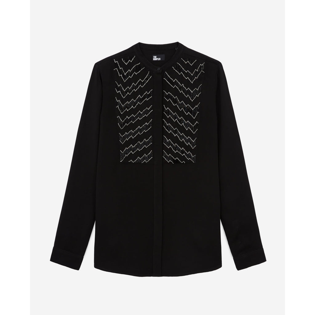 The Kooples - Chemisier - Noir - Femme