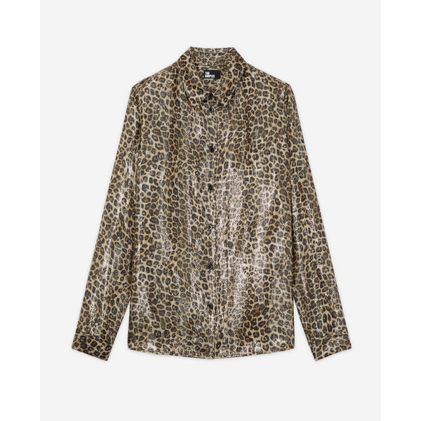 The Kooples - Chemisier Ajusté - Noir Et Marron - Femme