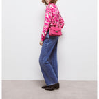 The Kooples - Chemisier En Soie - Blanc Et Rose - Femme