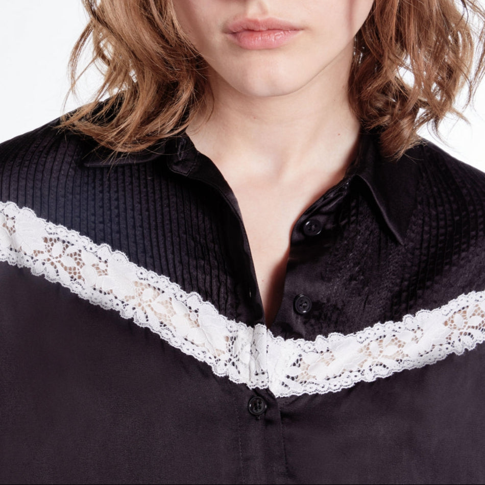 The Kooples - Chemise - Noir - Femme