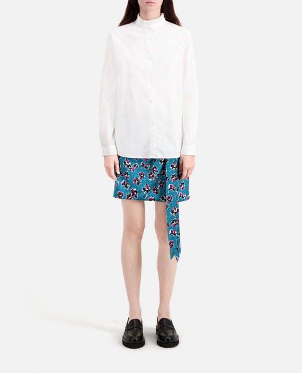 The Kooples - Chemise A Manches Longues Detail Plisse Col - Femme