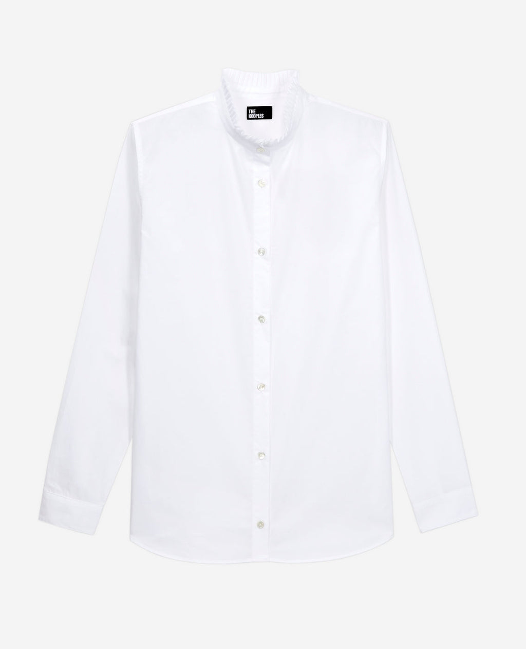 The Kooples - Chemise A Manches Longues Detail Plisse Col - Femme