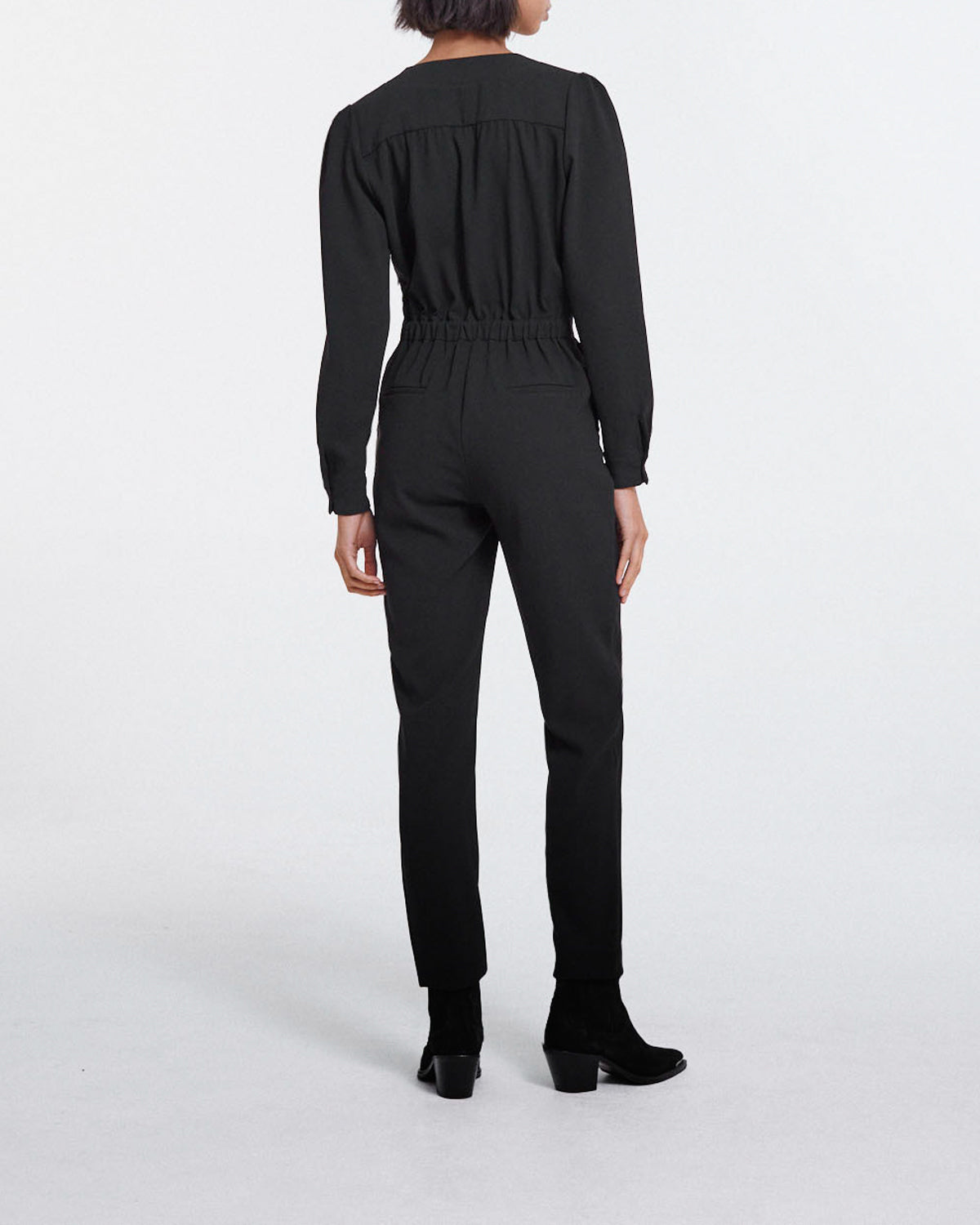 The Kooples - Combinaison Noire - Femme