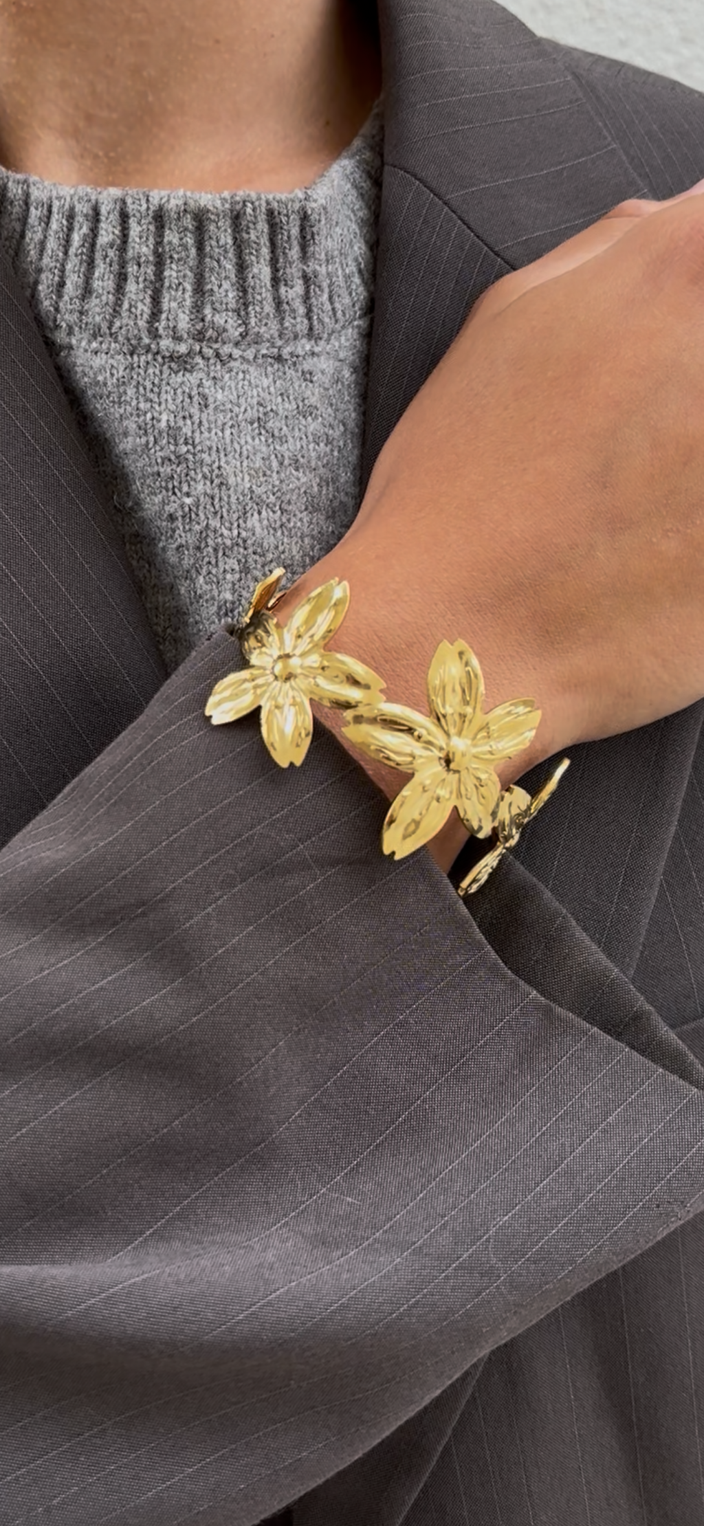 Bracelet Flower Bangle