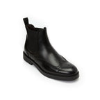 Frank Daniel - Bottines Chelsea À Bout Ailé - Noir - Homme