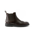 Frank Daniel - Bottes Chelsea À Bout Ailé - Marron Foncé - Homme