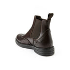 Frank Daniel - Bottes Chelsea À Bout Ailé - Marron Foncé - Homme