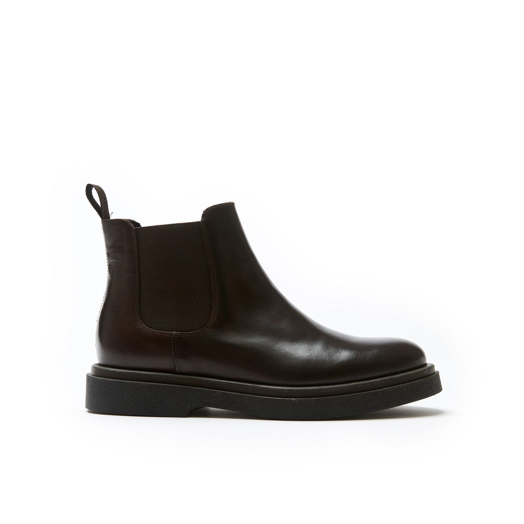 Frank Daniel - Bottes Chelsea Unies - Marron Foncé - Homme