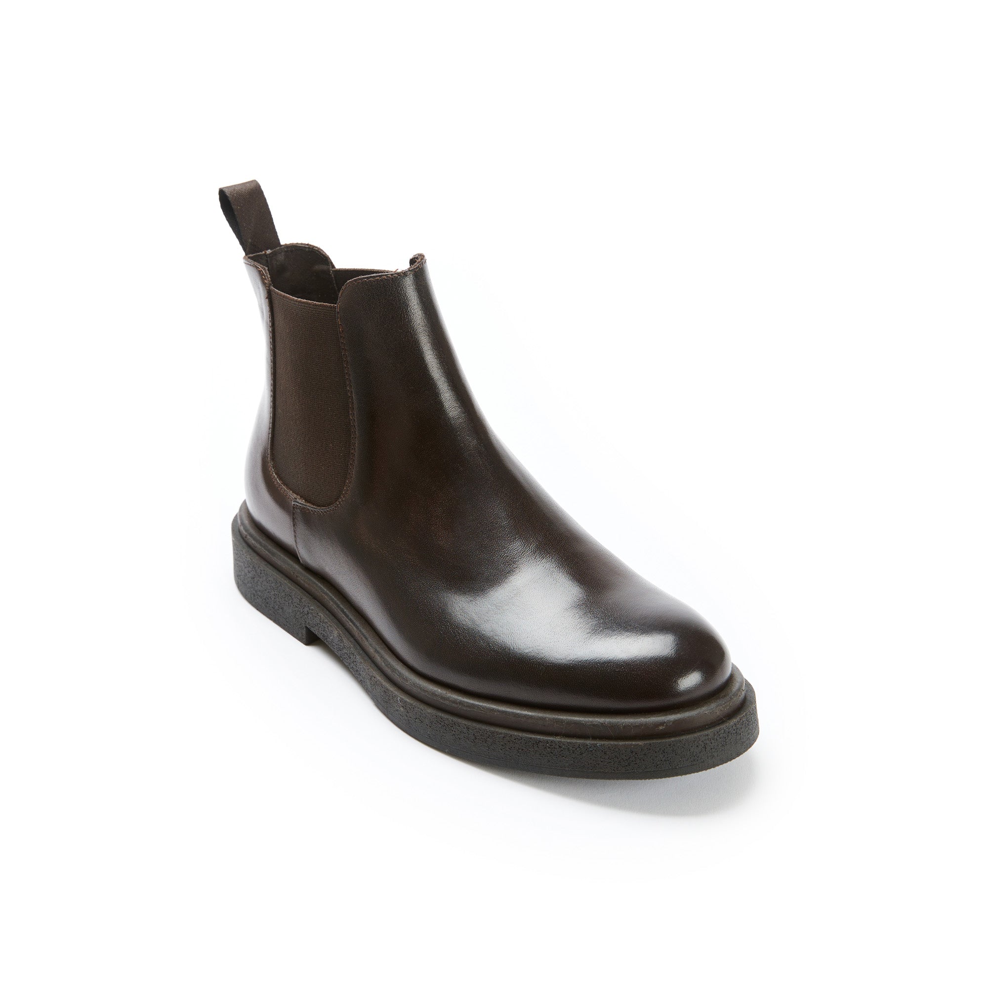 Frank Daniel - Bottes Chelsea Unies - Marron Foncé - Homme