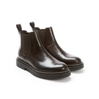 Frank Daniel - Bottes Chelsea Unies - Marron Foncé - Homme