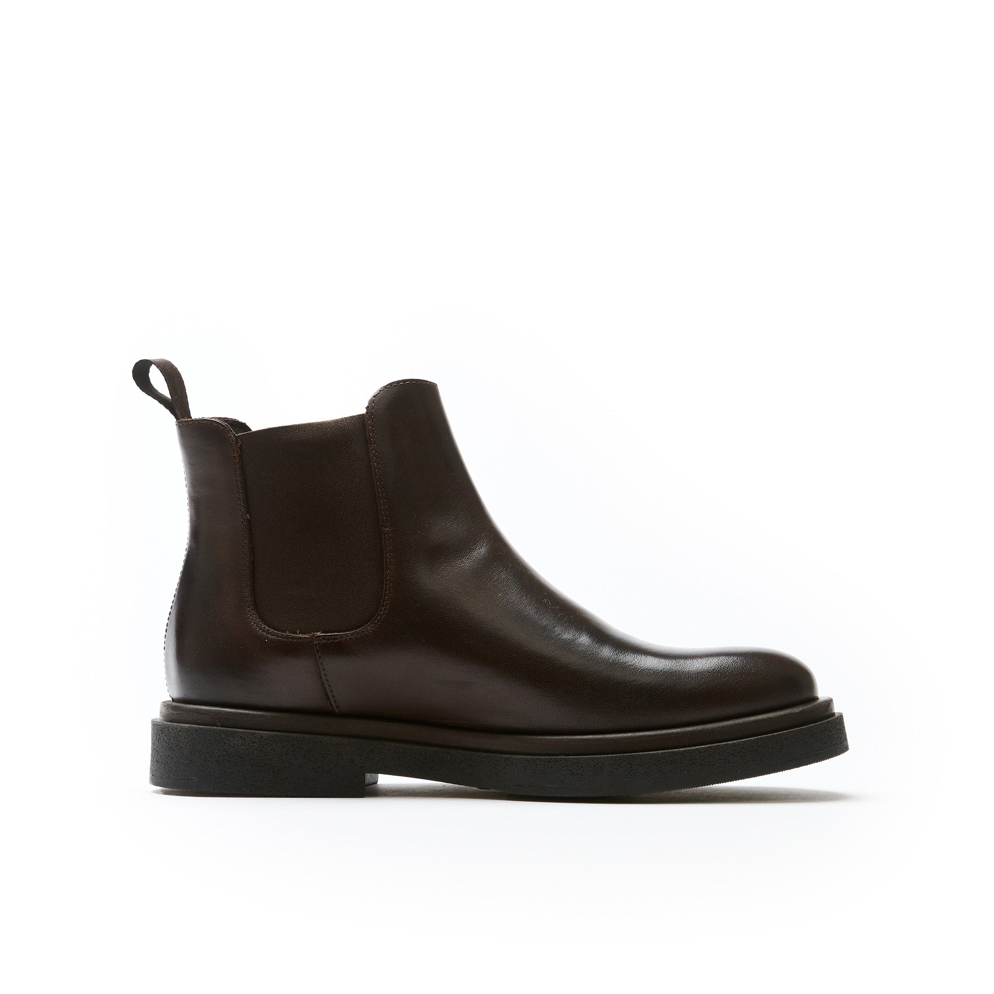 Frank Daniel - Bottes Chelsea Unies - Marron Foncé - Homme